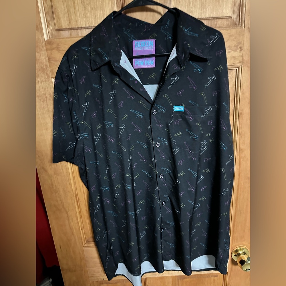 Dixxon Flannel “Pew Pew” party shirt
